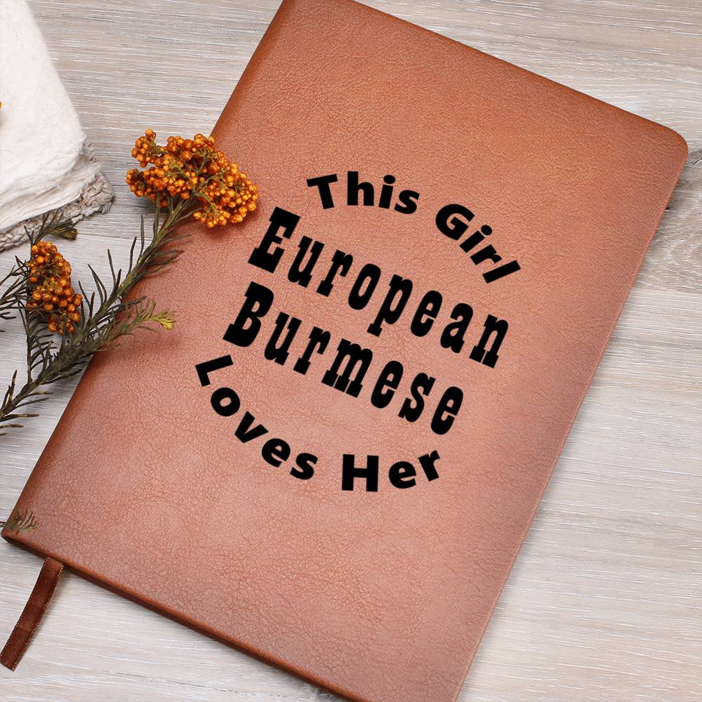European Burmese v2 - Vegan Leather Journal