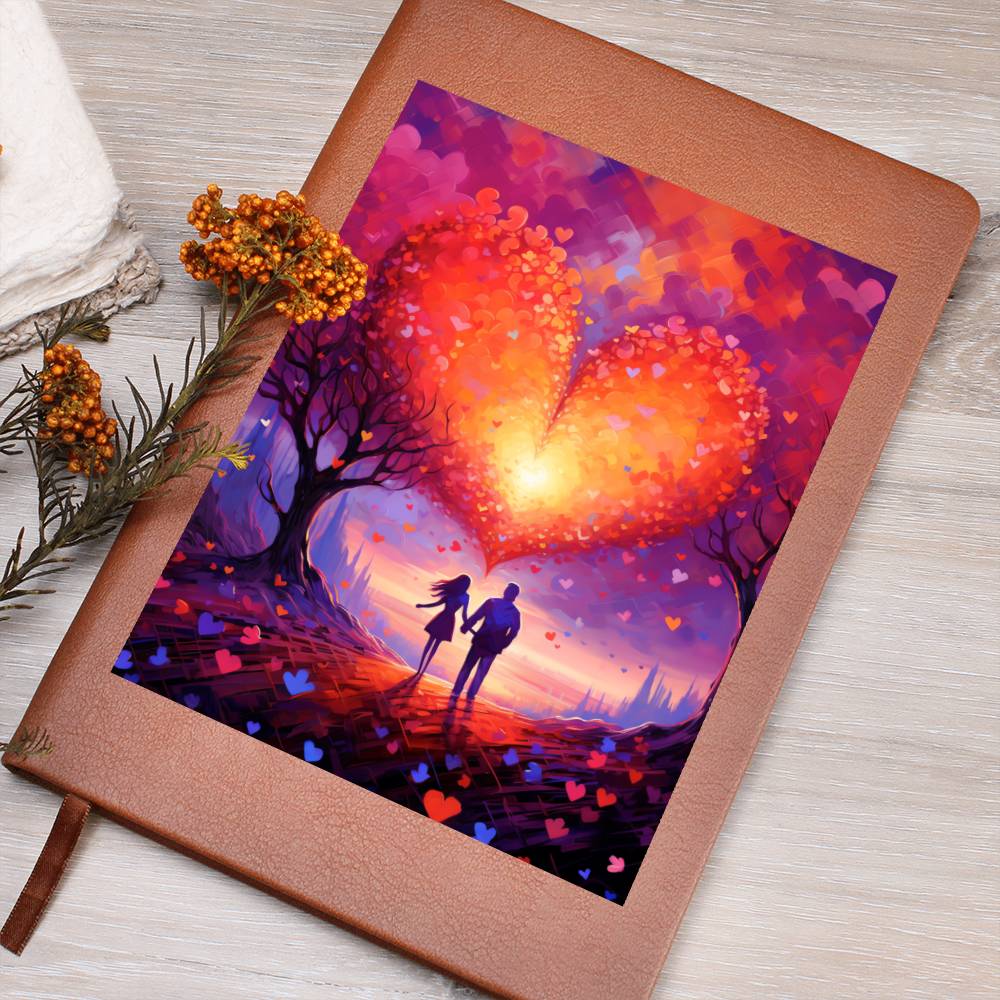 Valentine's Day Art 240 - Vegan Leather Journal
