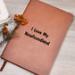 Love My Newfoundland v4 - Vegan Leather Journal