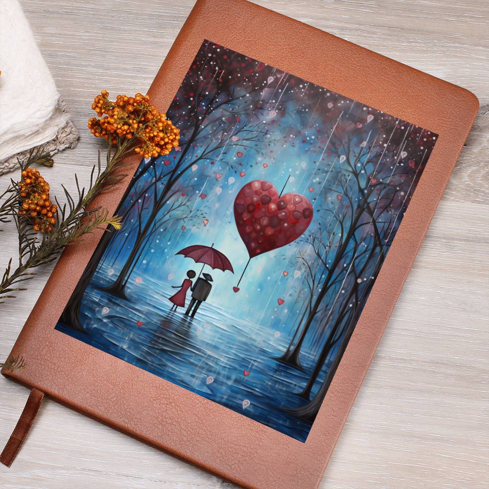 Valentine's Day Art 223 - Vegan Leather Journal
