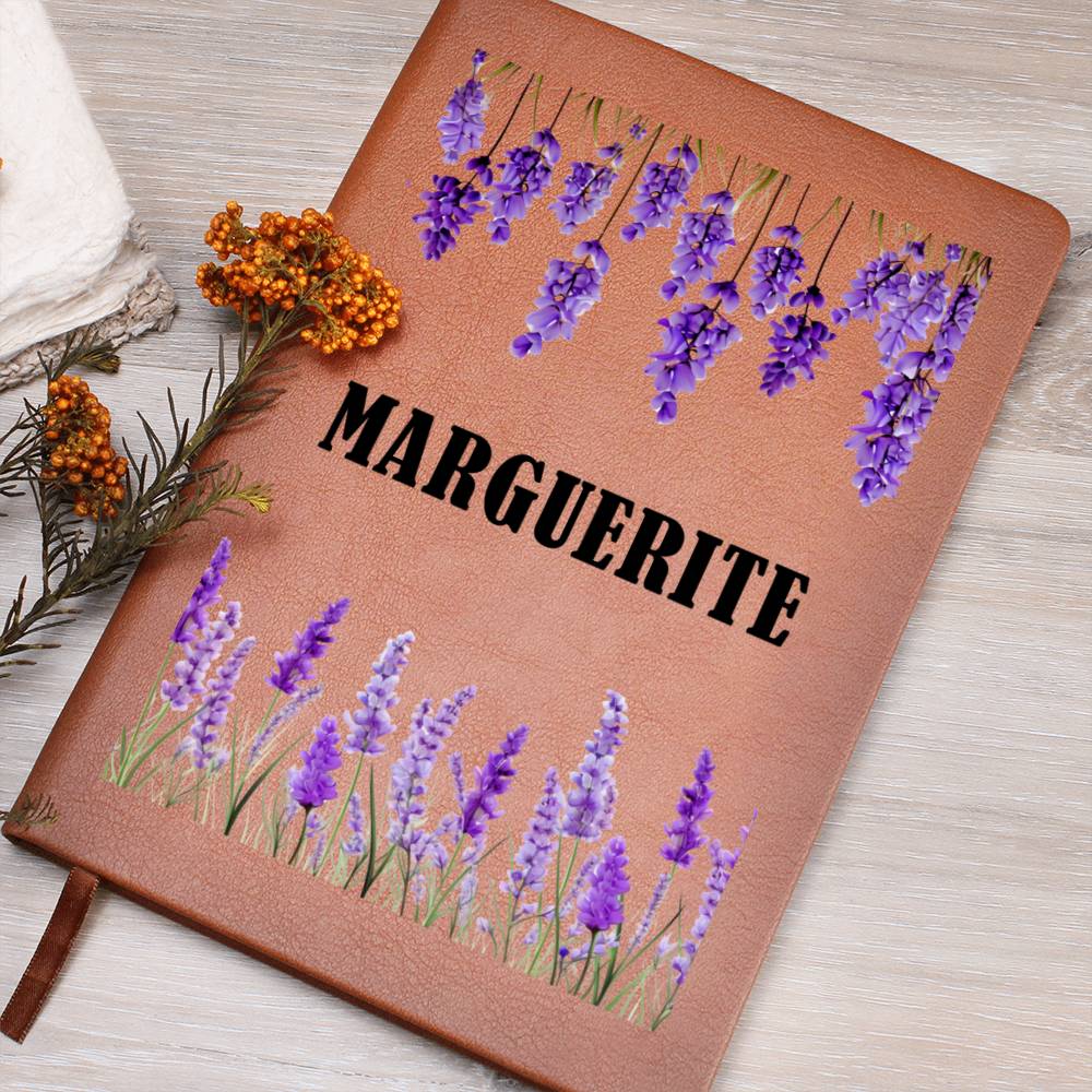 Marguerite (Lavender) - Vegan Leather Journal
