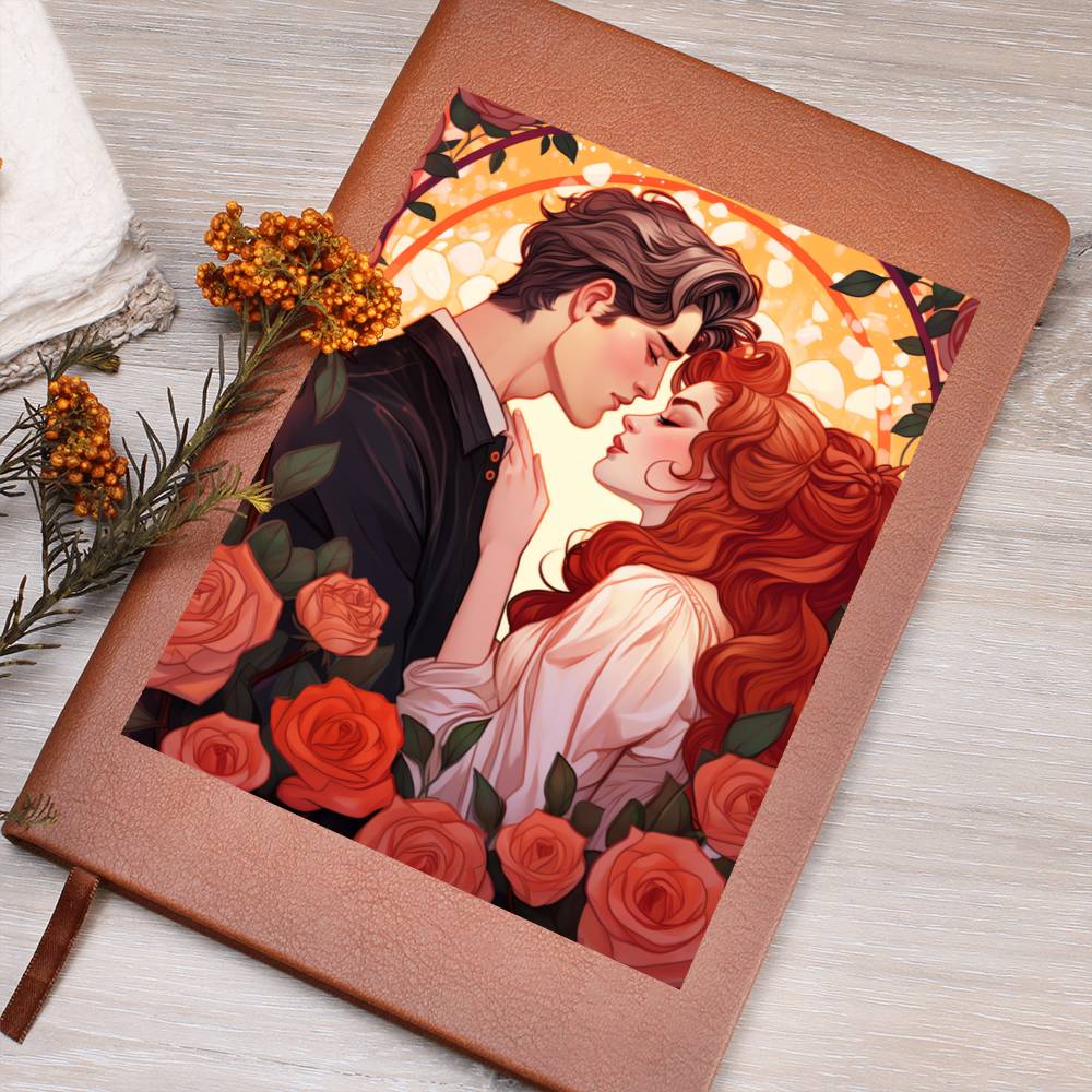 Valentine's Day Art 357 - Vegan Leather Journal