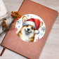 Christmas Dog - Pembroke Welsh Corgi  - Vegan Leather Journal