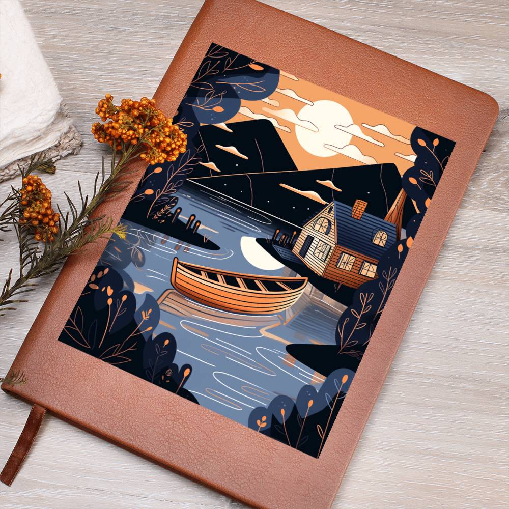 Minimalist BOHO Art 061 - Vegan Leather Journal