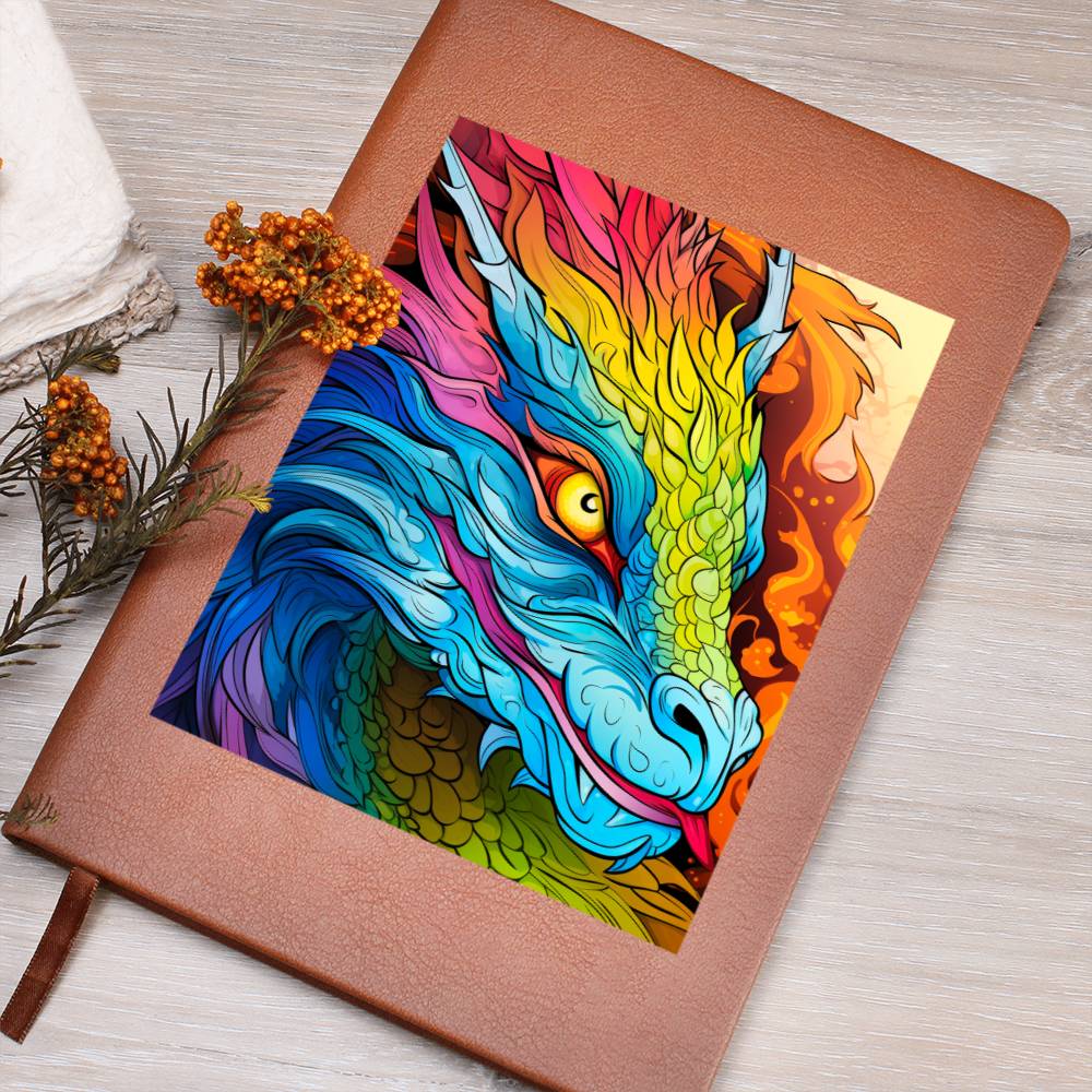 Majestic Dragon 011 - Vegan Leather Journal
