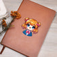 Cute Back to School Sticker 083 - Vegan Leather Journal