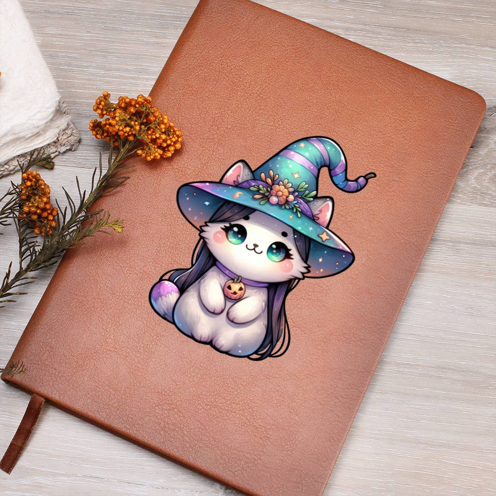 Cute Halloween Sticker 053 - Vegan Leather Journal