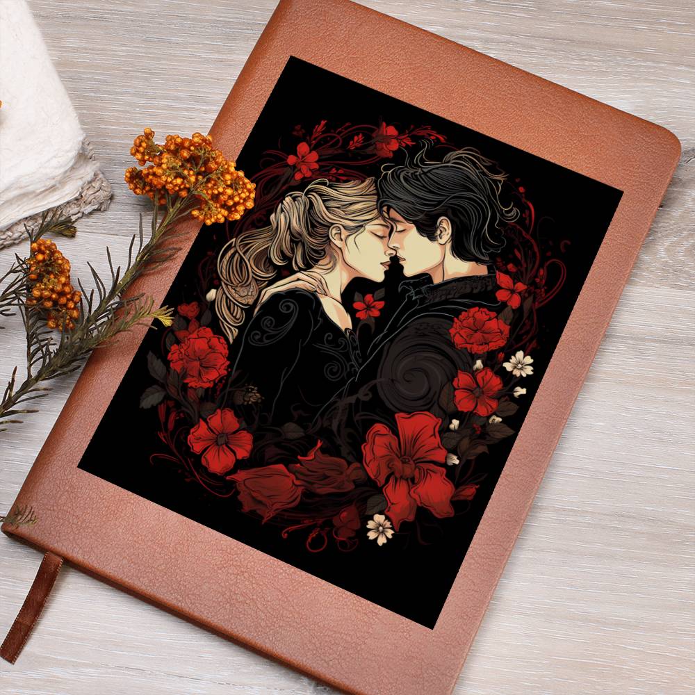Valentine's Day Art 343 - Vegan Leather Journal