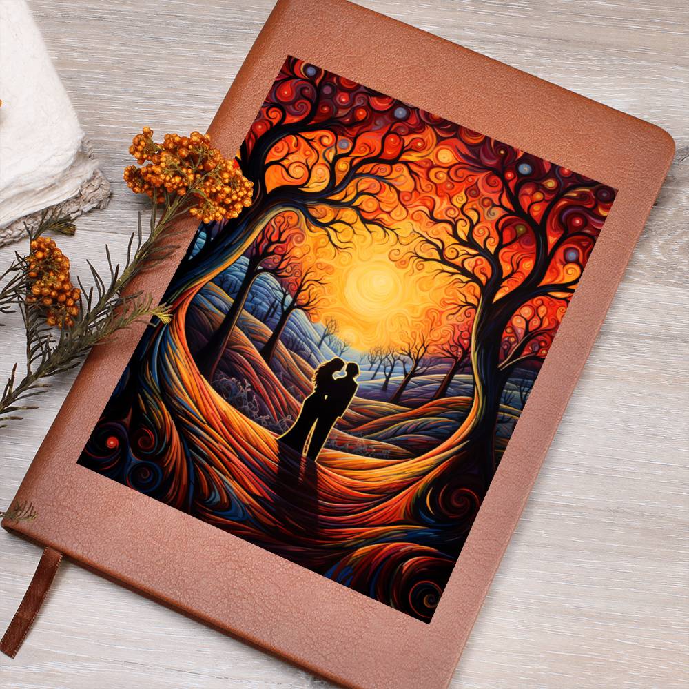 Valentine's Day Art 317 - Vegan Leather Journal