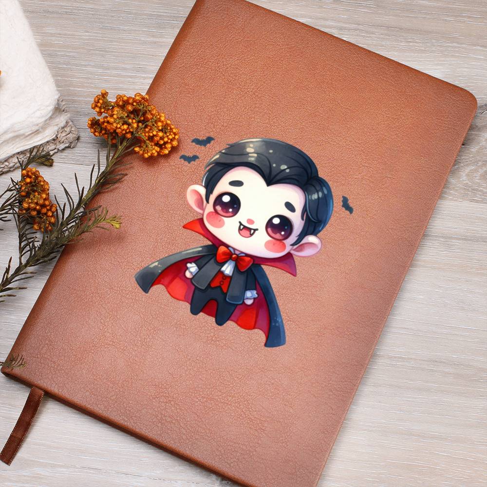 Cute Halloween Sticker 082 - Vegan Leather Journal