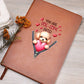 Valentine's Day Dog And Zipper 048 You Are Dog-Gone Cute! - Vegan Leather Journal