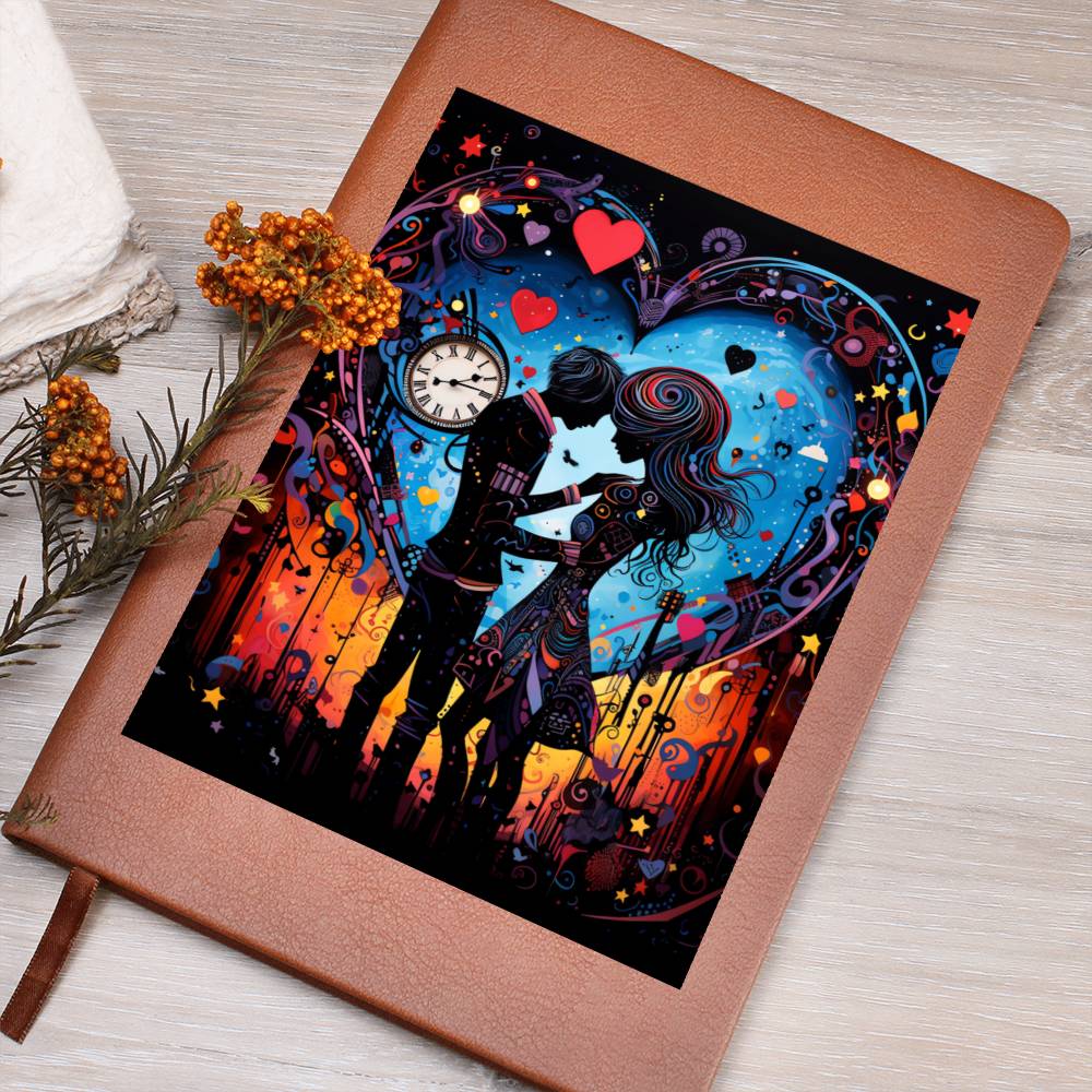 Valentine's Day Art 345 - Vegan Leather Journal