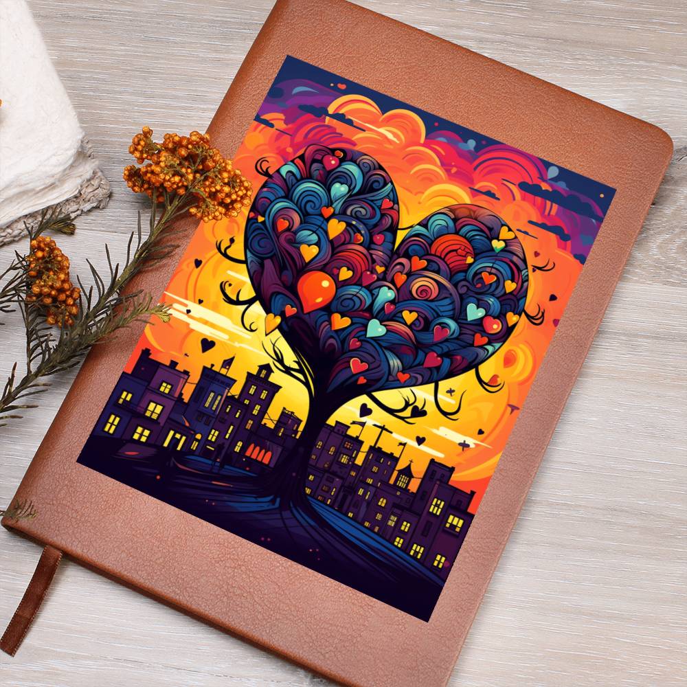 Valentine's Day Art 044 - Vegan Leather Journal