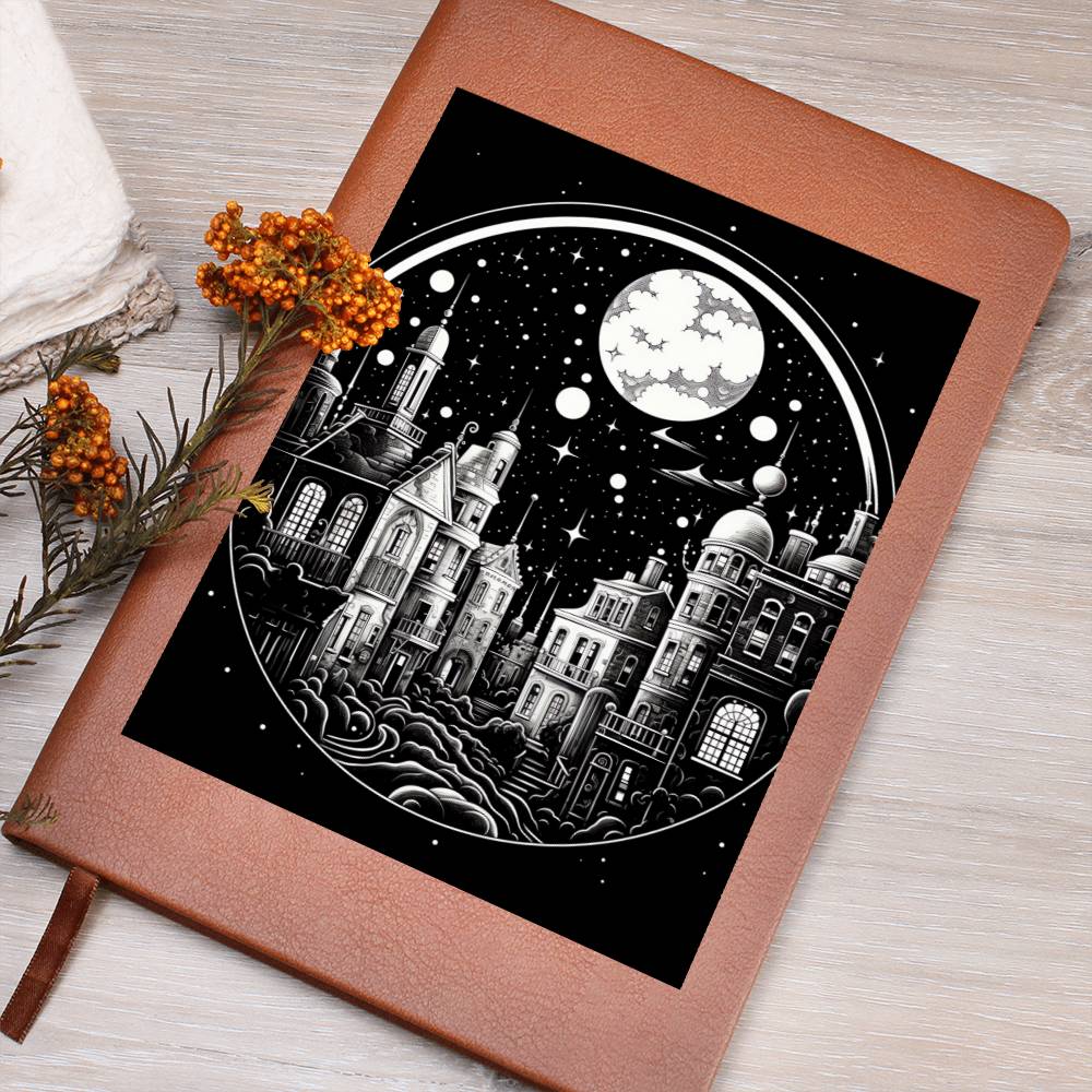 Minimalist BOHO Art 079 - Vegan Leather Journal