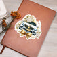 Luxury Wedding Decor Sticker 086 - Vegan Leather Journal