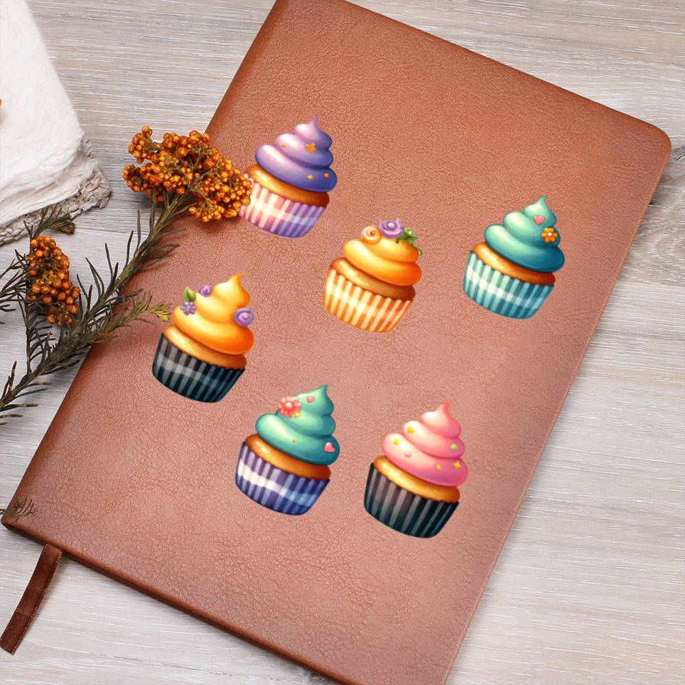 Cute Halloween Sticker 007 - Vegan Leather Journal