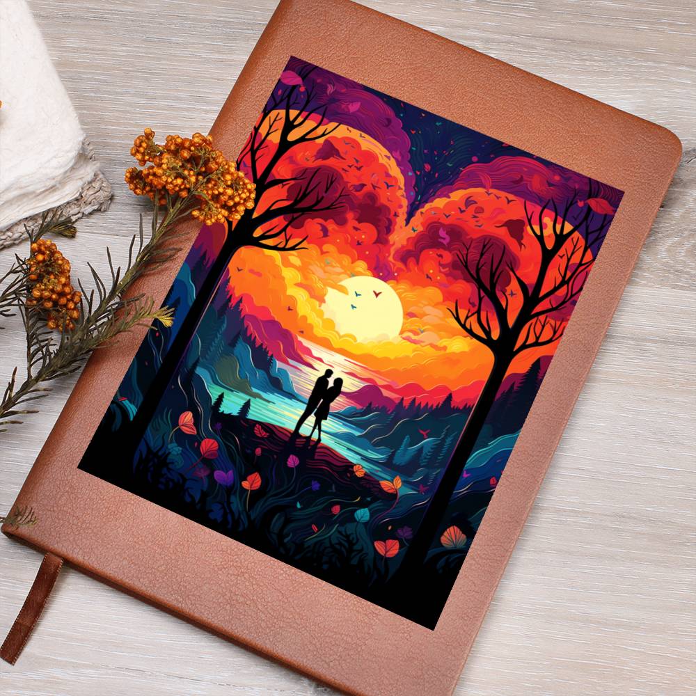 Valentine's Day Art 065 - Vegan Leather Journal