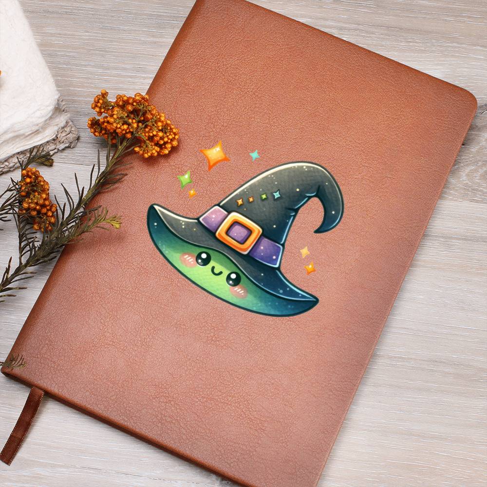 Cute Halloween Sticker 004 - Vegan Leather Journal
