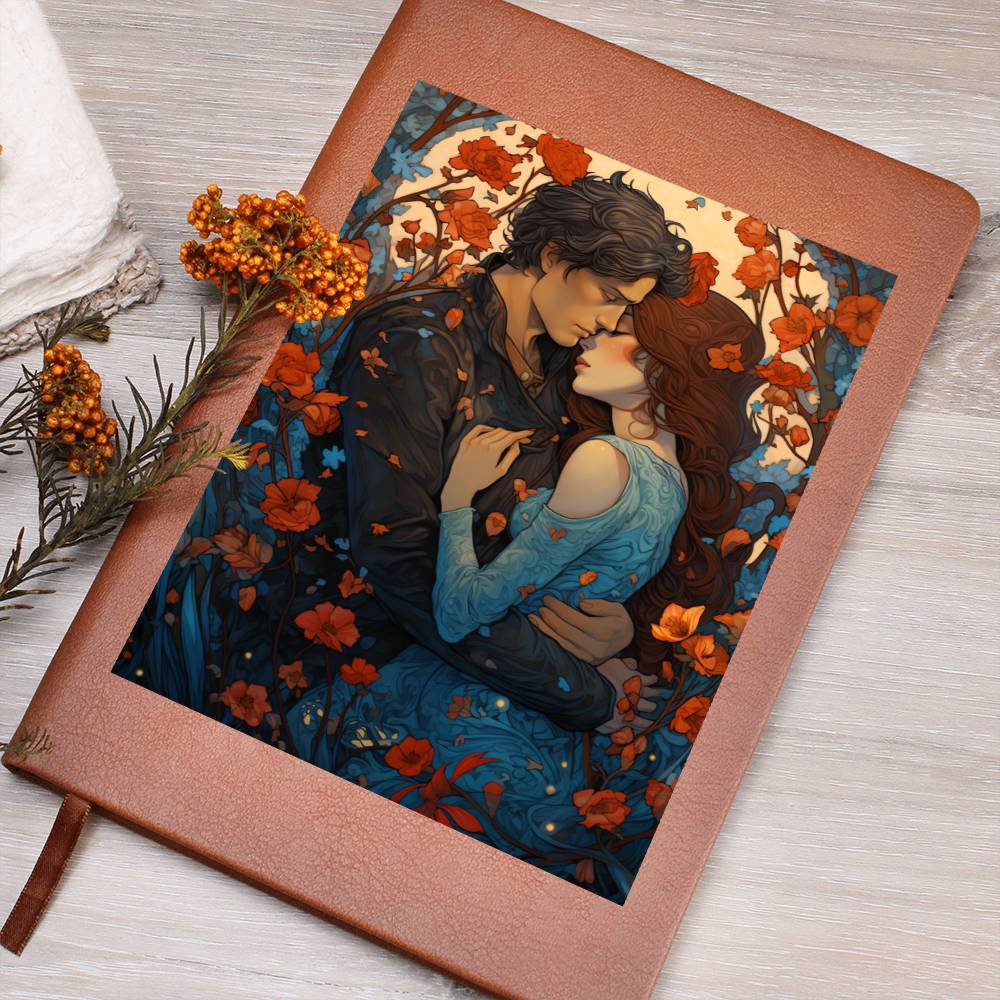 Valentine's Day Art 341 - Vegan Leather Journal