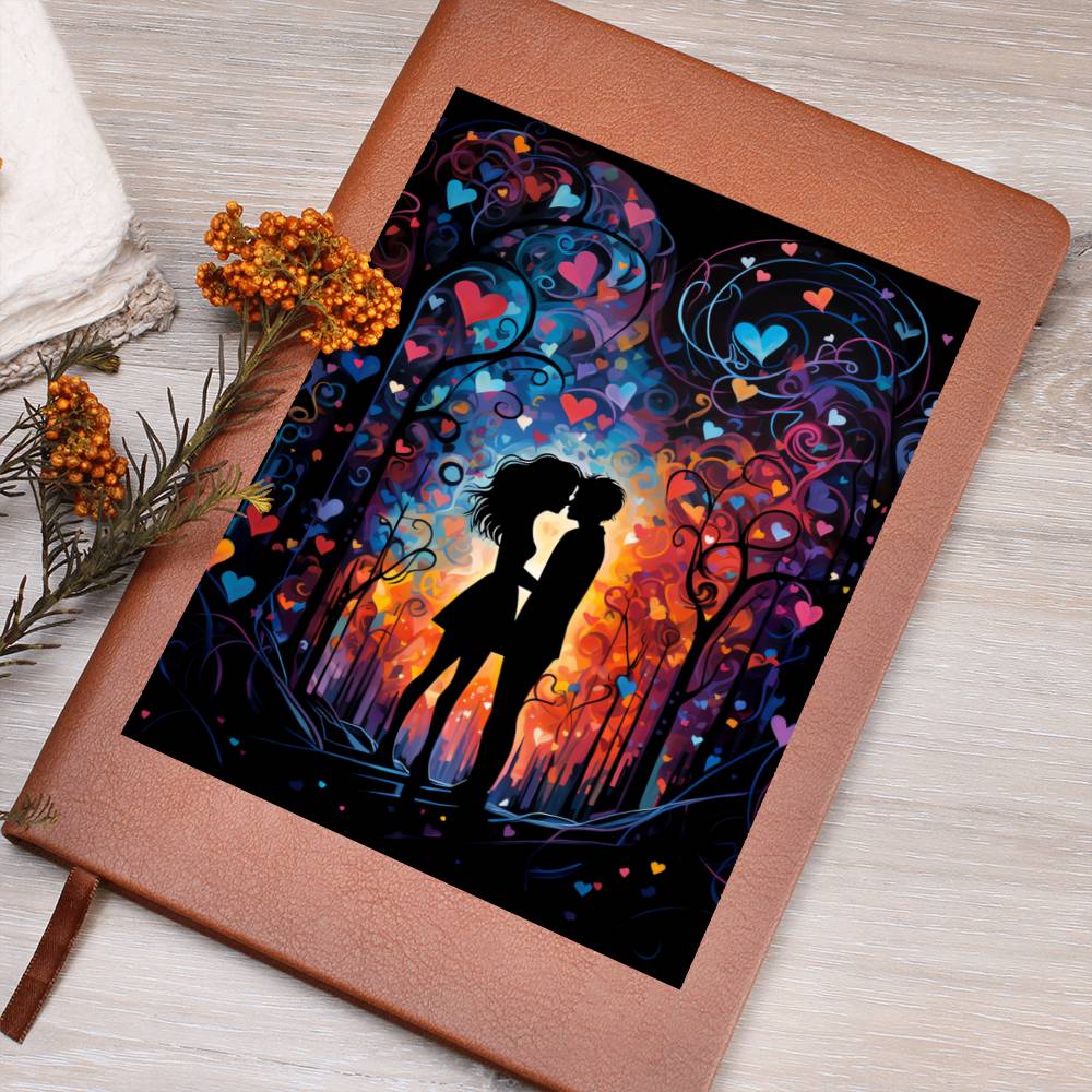 Valentine's Day Art 111 - Vegan Leather Journal
