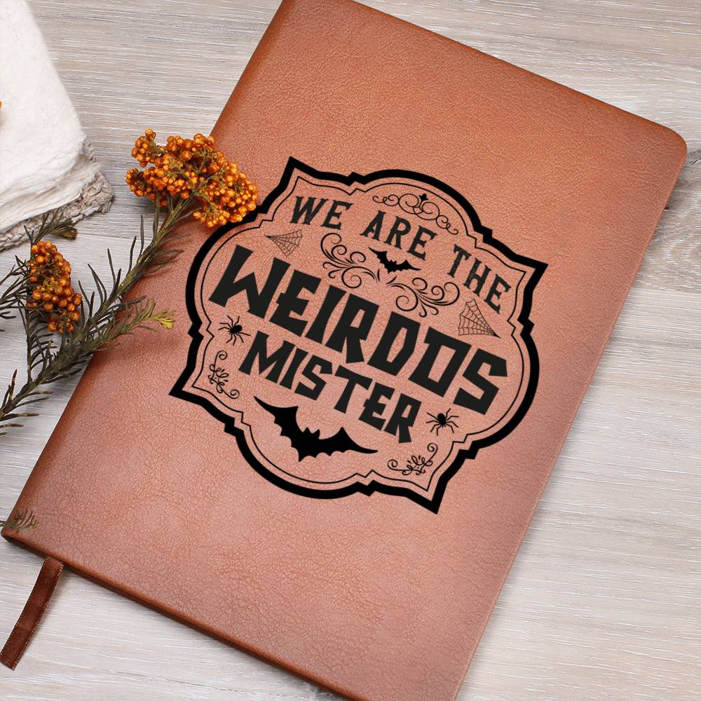 Vintage Halloween Signs 16 - Vegan Leather Journal