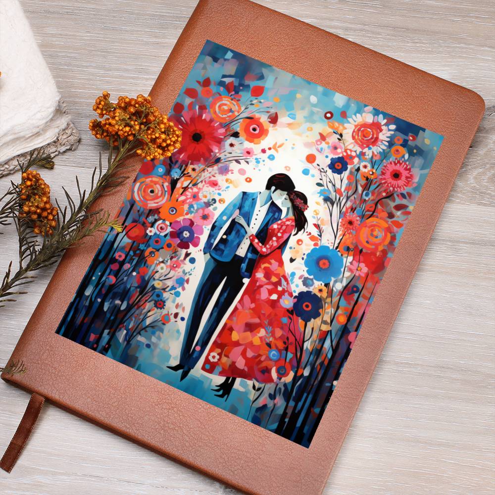 Valentine's Day Art 053 - Vegan Leather Journal