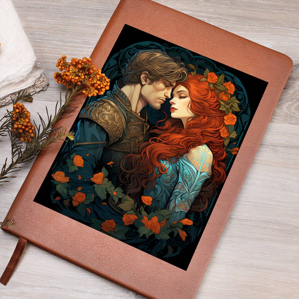 Valentine's Day Art 033 - Vegan Leather Journal