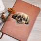 Pekingese Peeking - Vegan Leather Journal