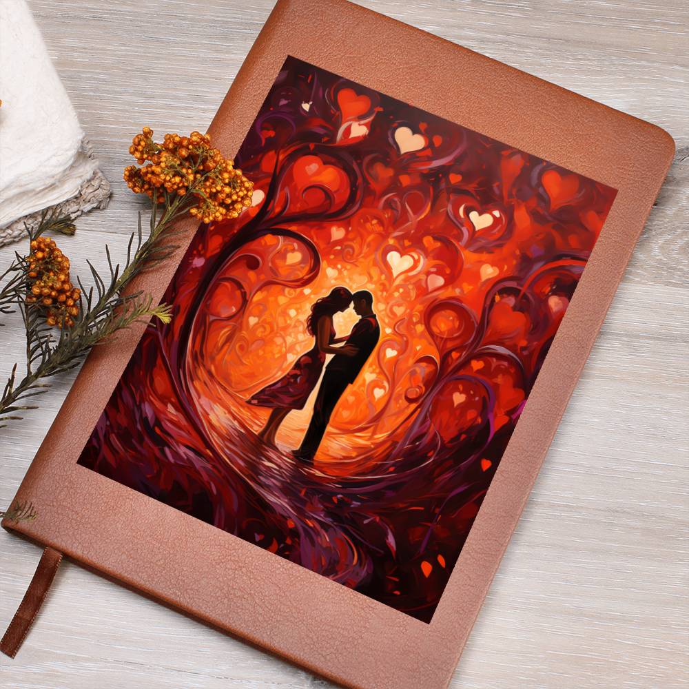Valentine's Day Art 079 - Vegan Leather Journal