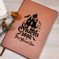 Vintage Halloween Signs 25 - Vegan Leather Journal