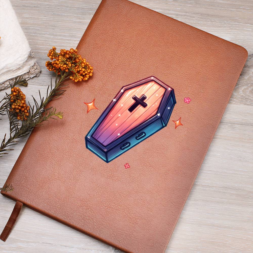 Cute Halloween Sticker 043 - Vegan Leather Journal