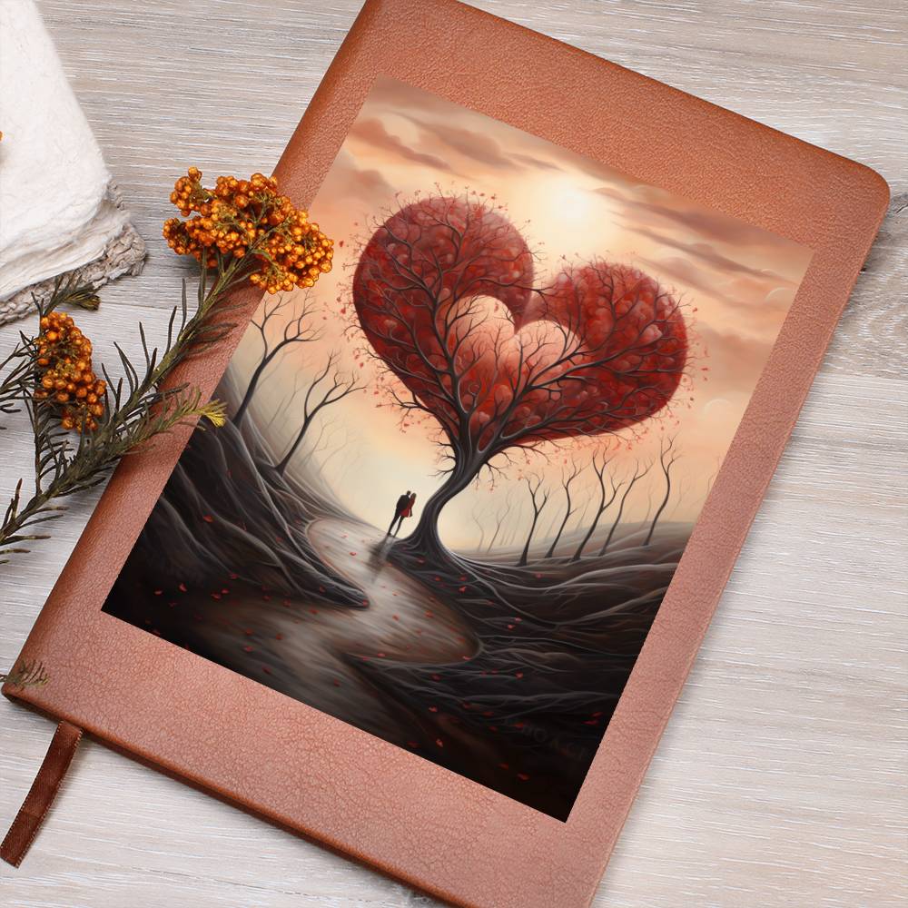 Valentine's Day Art 048 - Vegan Leather Journal