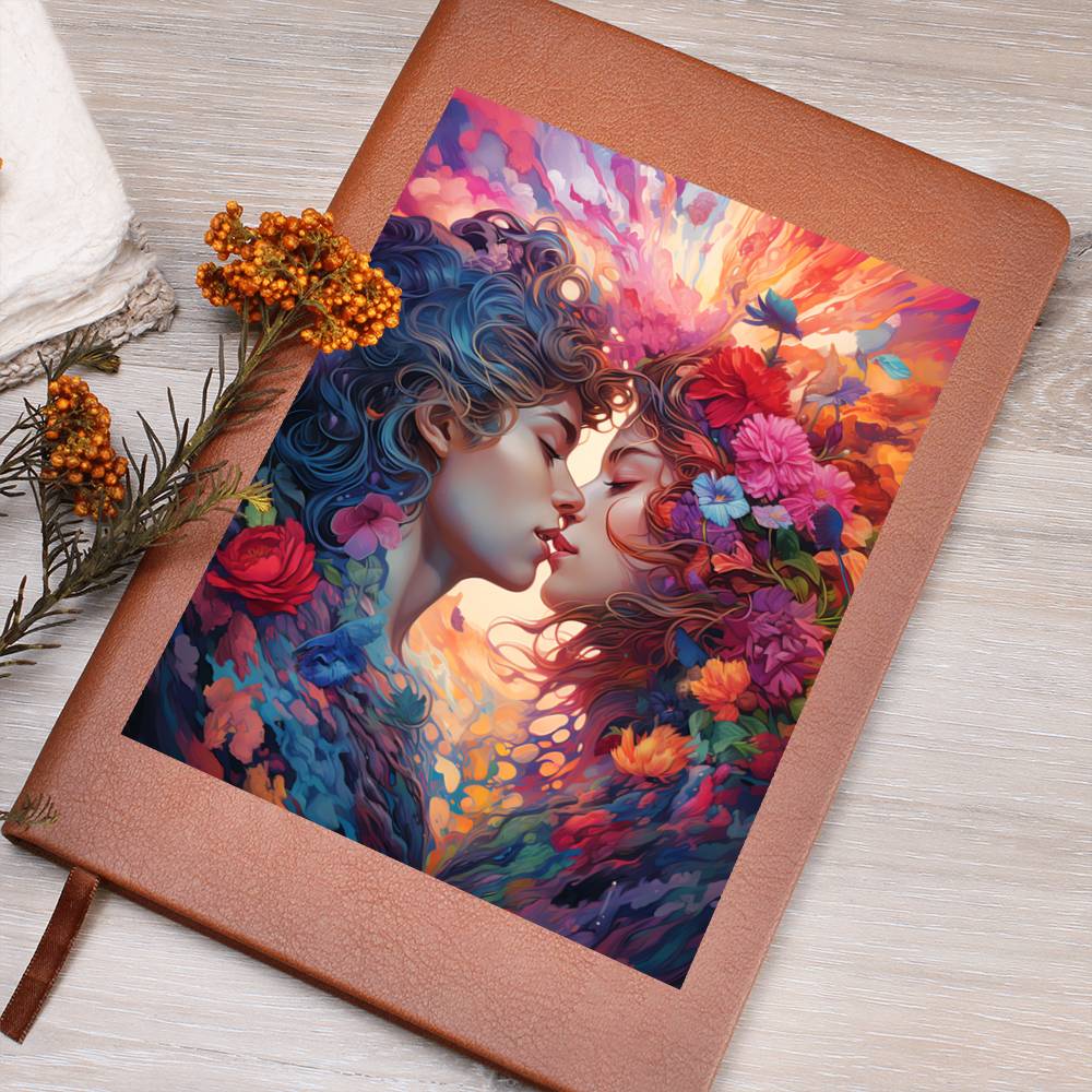 Valentine's Day Art 175 - Vegan Leather Journal