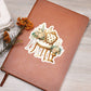 Luxury Wedding Decor Sticker 007 - Vegan Leather Journal