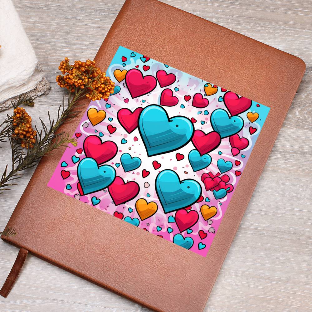 Valentine's Day Pop Art 19 - Vegan Leather Journal
