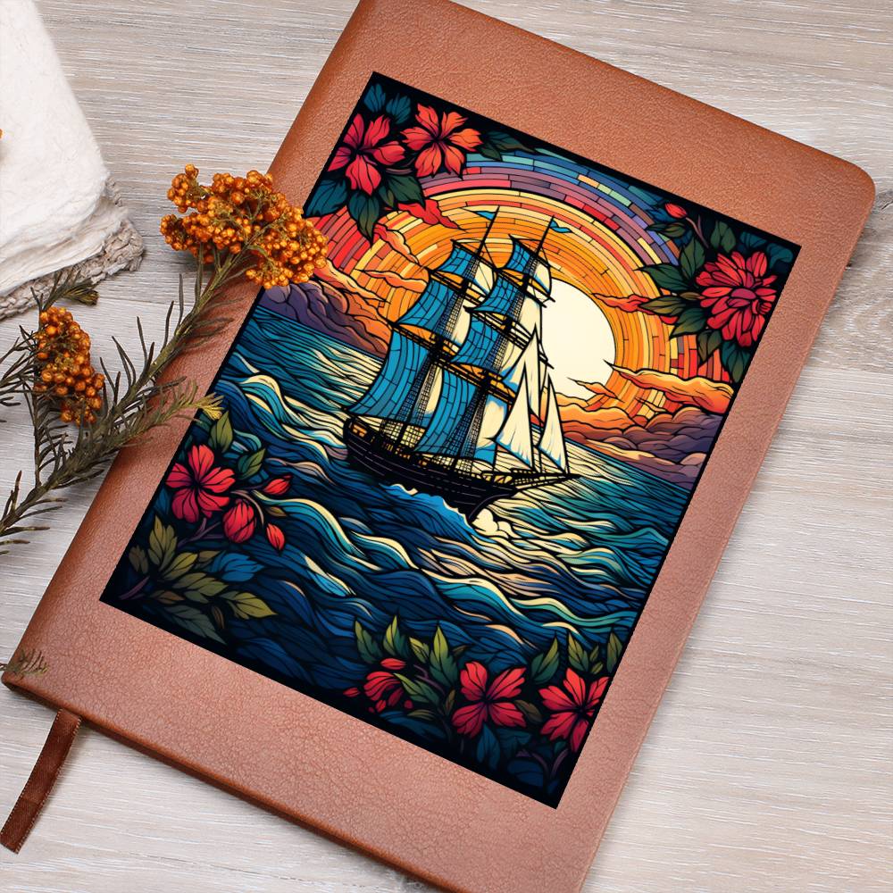 Minimalist BOHO Art 113 - Vegan Leather Journal