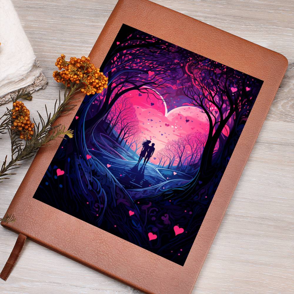 Valentine's Day Art 275 - Vegan Leather Journal