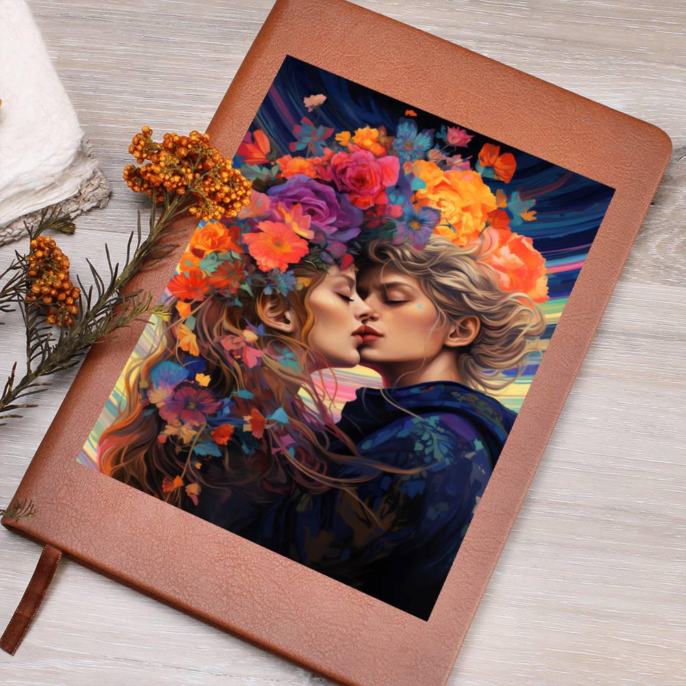 Valentine's Day Art 036 - Vegan Leather Journal