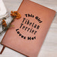 Tibetan Terrier v2 - Vegan Leather Journal