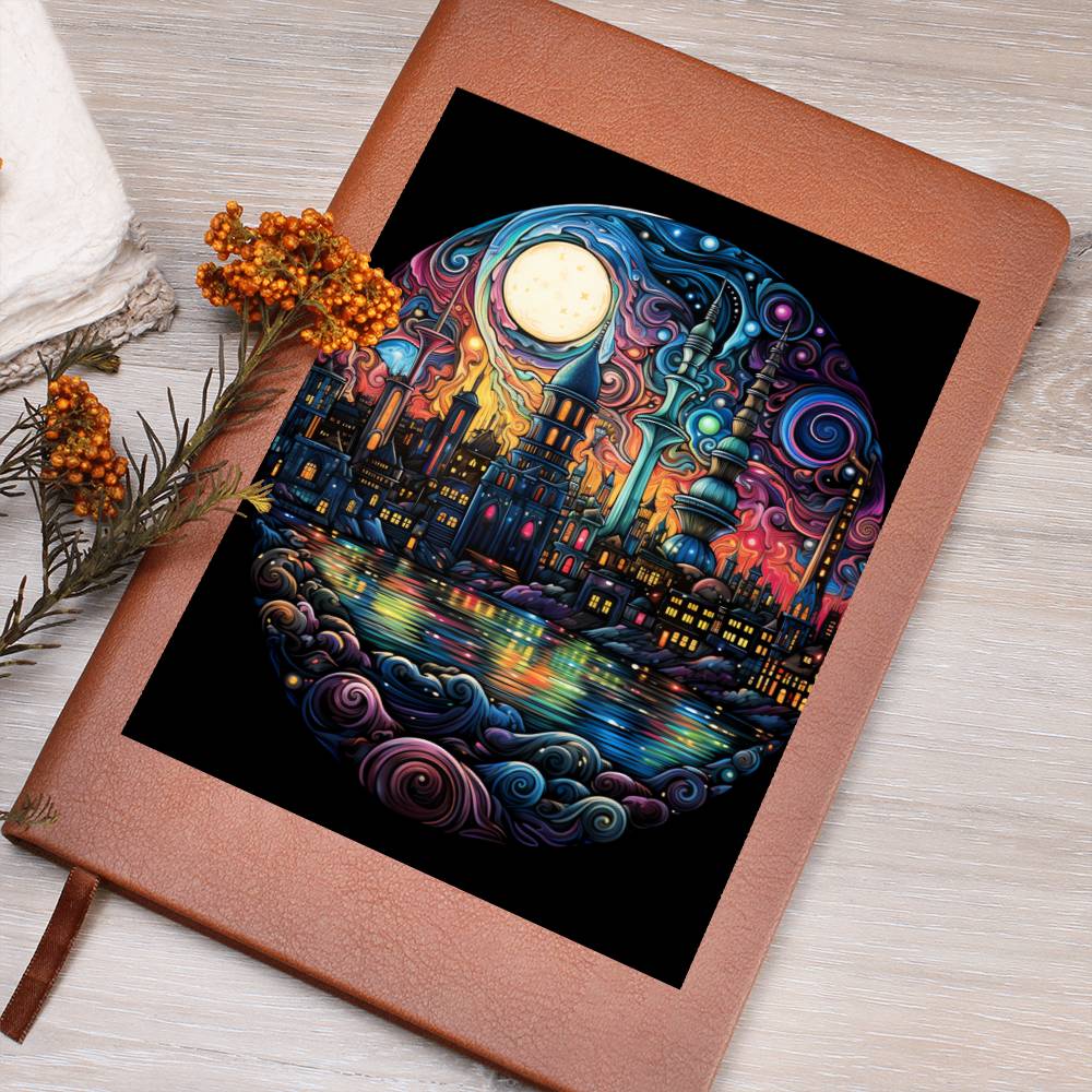 Minimalist BOHO Art 037 - Vegan Leather Journal