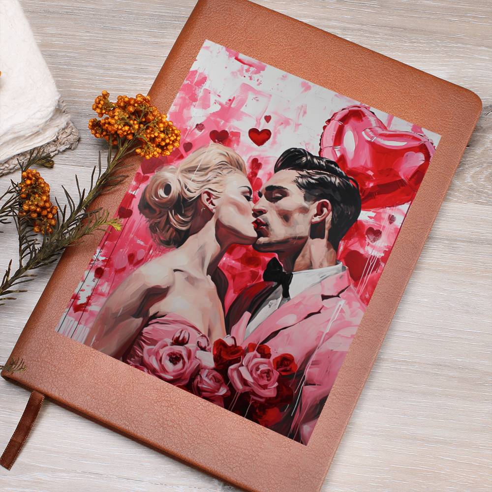 Valentine's Day Art 126 - Vegan Leather Journal