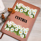 Cynthia (Playful Daisies) - Vegan Leather Journal