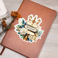 Luxury Wedding Decor Sticker 030 - Vegan Leather Journal