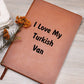 Love My Turkish Van - Vegan Leather Journal