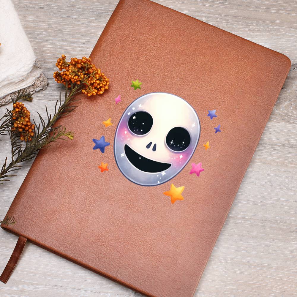 Cute Halloween Sticker 078 - Vegan Leather Journal