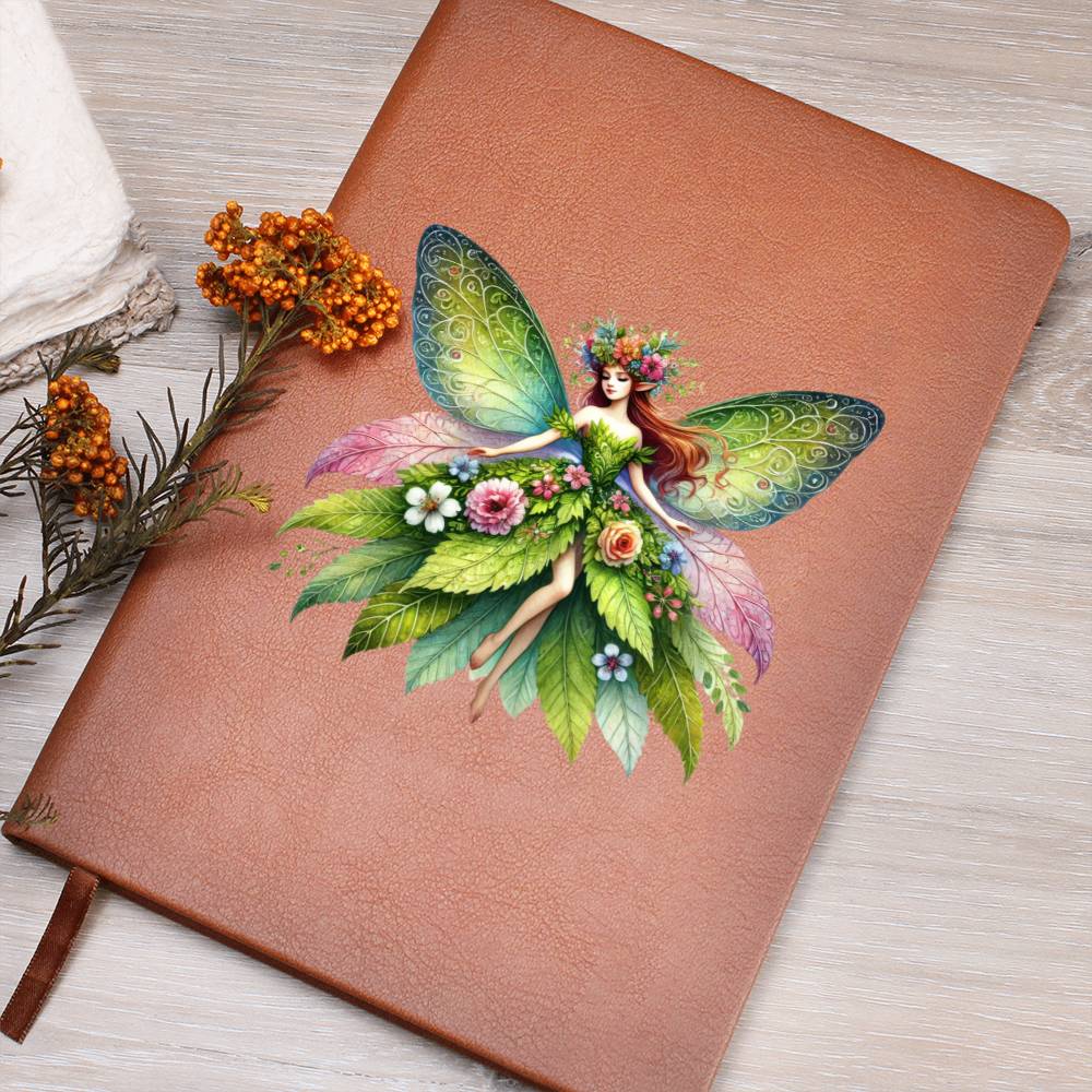 Magical Nature Forest Fairy 20 - Vegan Leather Journal