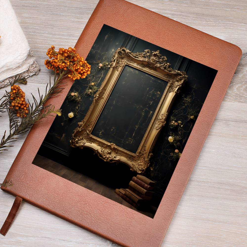 Ornate Gold Cover 105 - Vegan Leather Journal