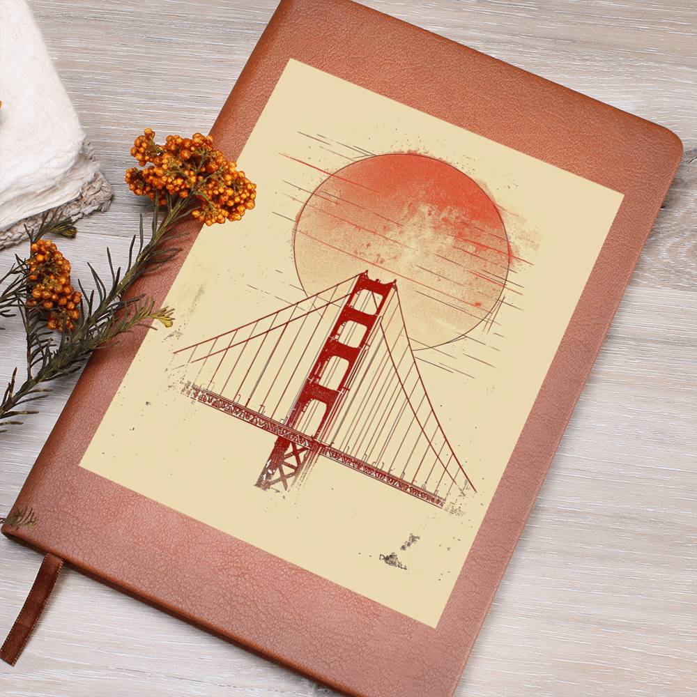 Minimalist BOHO Art 080 - Vegan Leather Journal