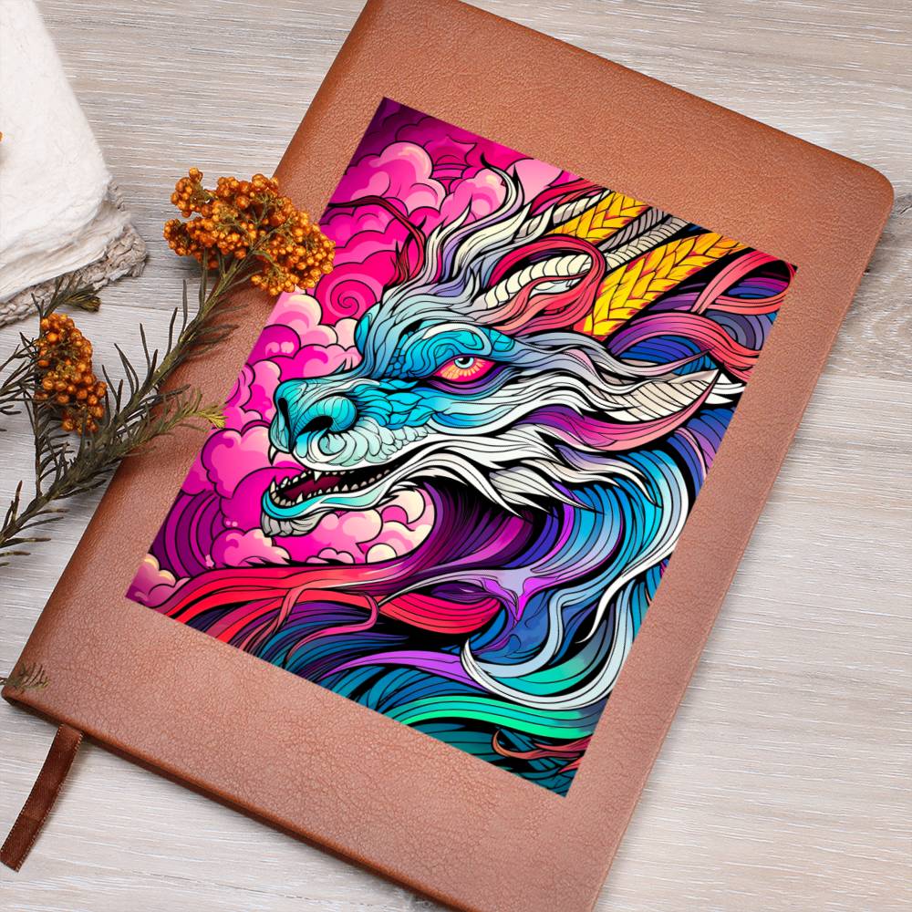 Majestic Dragon 025 - Vegan Leather Journal
