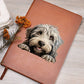 Bergamasco Peeking - Vegan Leather Journal